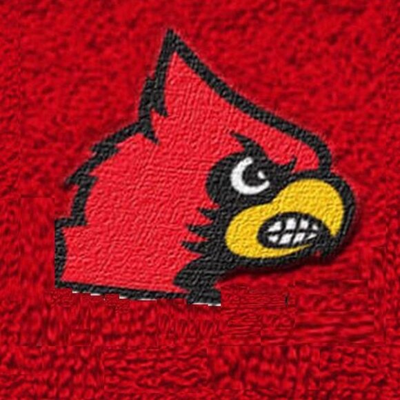 Louisville Cardinals Bath Towel dimensions are 25 x 50 inches - Picture 2 of 2